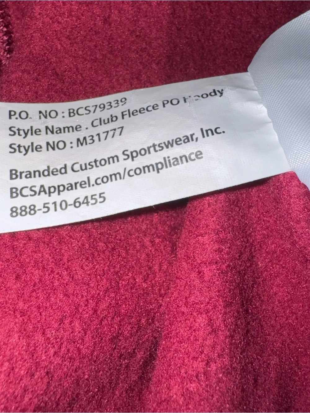 Nike Men's Florida State Seminoles BCS Club Fleece Burgundy Pullover Hoodie XXL